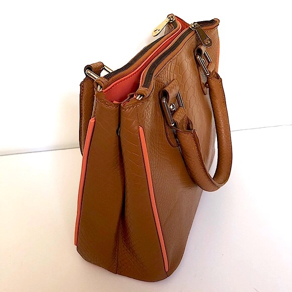 L.A.M.B. 1887 VINTAGE HAND&SHOULDER BAG Genuine Luxury Leather - Picture 3 of 11